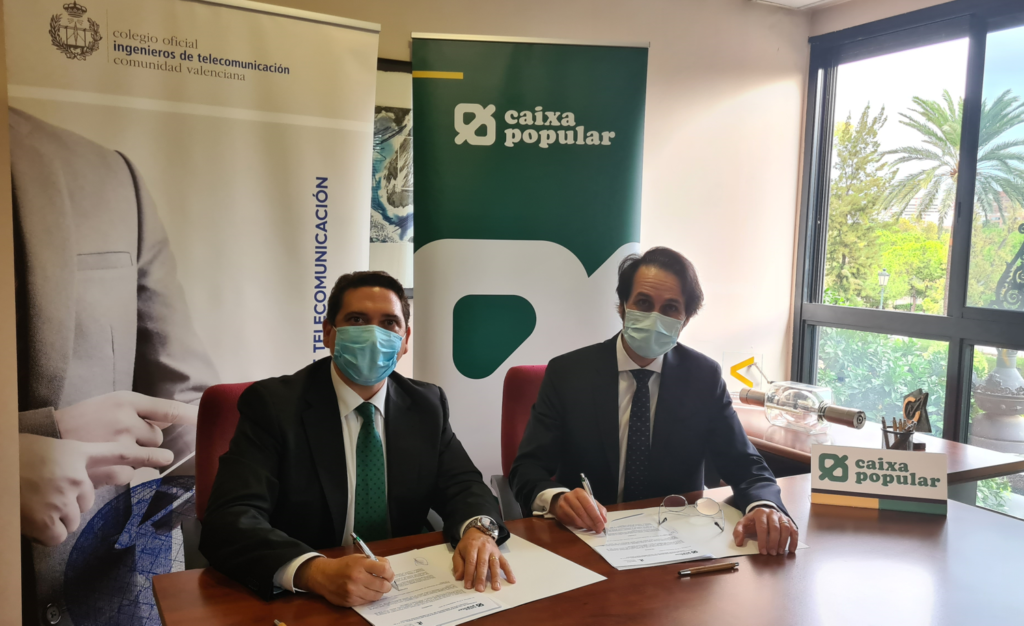 COITCV firma un convenio con Caixa Popular