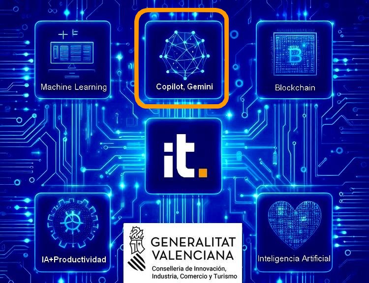 Curso subvencionado COITCV-AVIT: Potencia tu productividad y creatividad con IA generativa: Curso subvencionado de Microsoft Copilot y Google Gemini